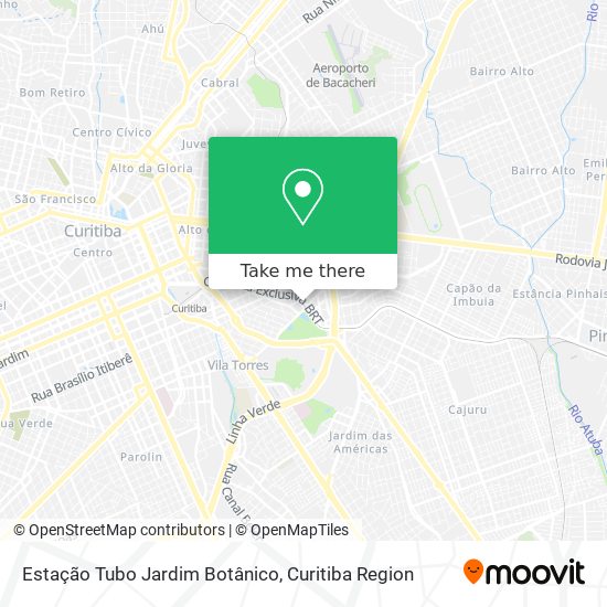 Estação Tubo Jardim Botânico map