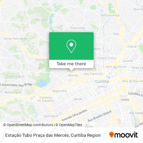 Estação Tubo Praça das Mercês map