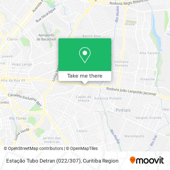 Estação Tubo Detran (022/307) map