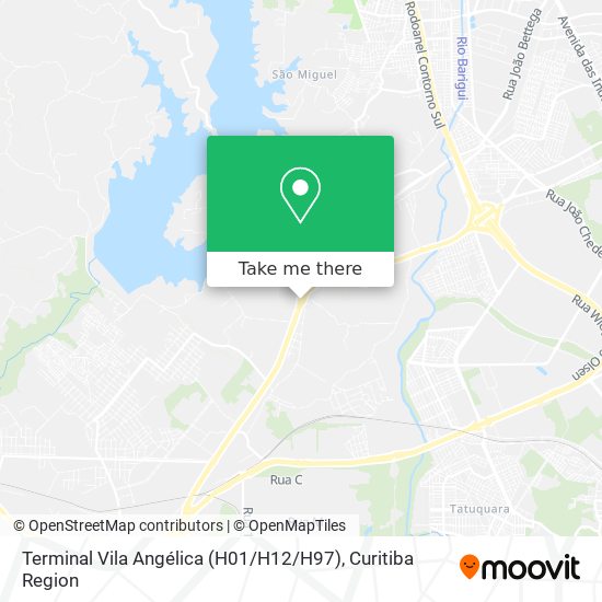 Terminal Vila Angélica (H01 / H12 / H97) map