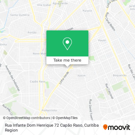 Rua Infante Dom Henrique 72 Capão Raso map