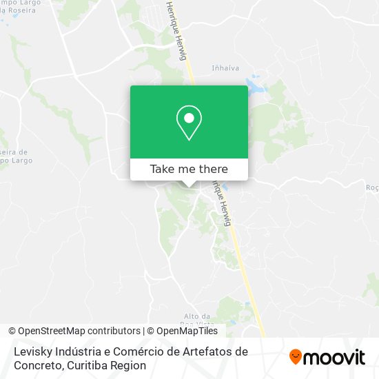 Levisky Indústria e Comércio de Artefatos de Concreto map