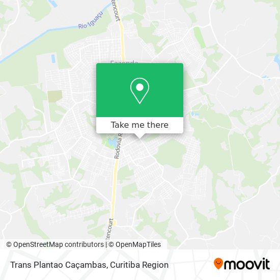 Trans Plantao Caçambas map