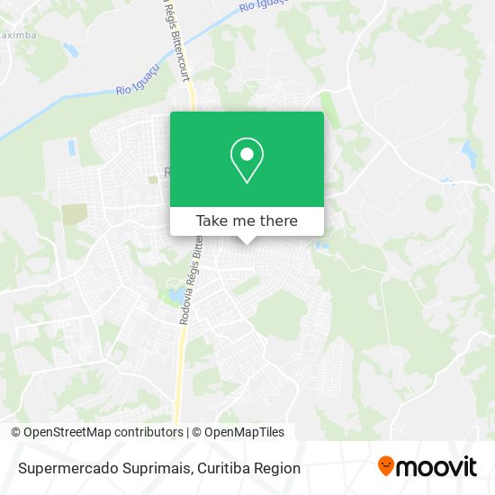 Supermercado Suprimais map