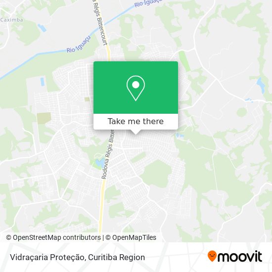 Vidraçaria Proteção map