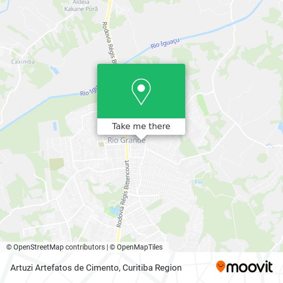 Artuzi Artefatos de Cimento map
