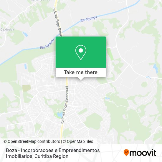 Boza - Incorporacoes e Empreendimentos Imobiliarios map