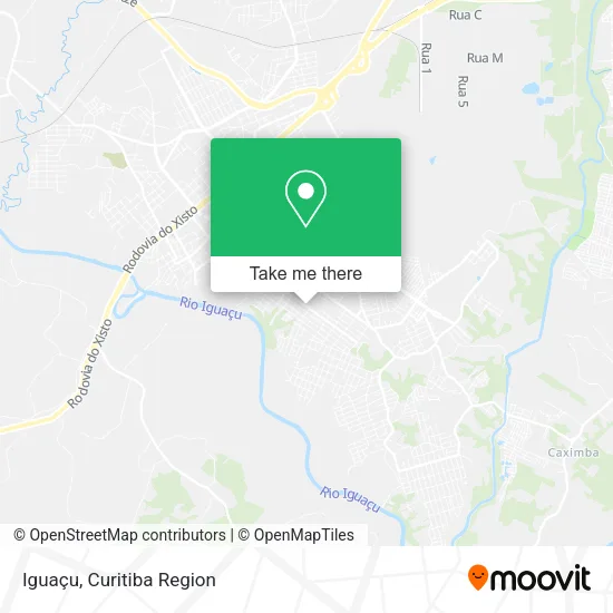 Iguaçu map