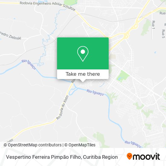 Vespertino Ferreira Pimpão Filho map