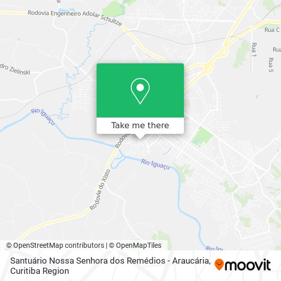 Santuário Nossa Senhora dos Remédios - Araucária map