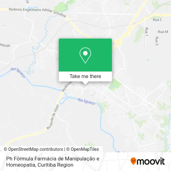 Ph Fórmula Farmácia de Manipulação e Homeopatia map