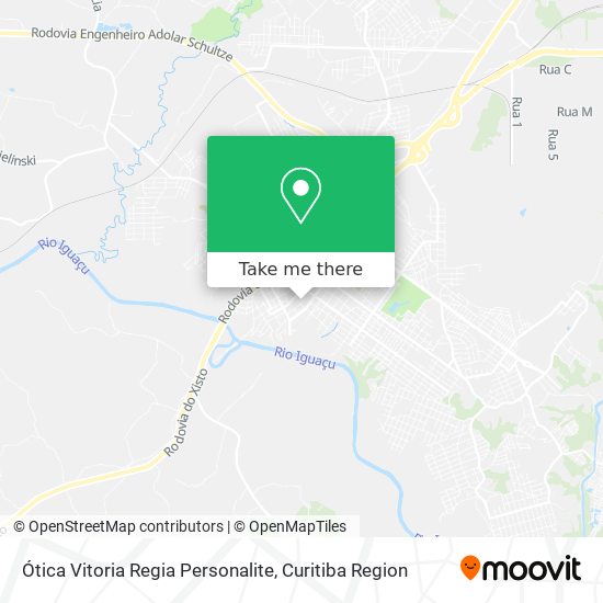 Ótica Vitoria Regia Personalite map