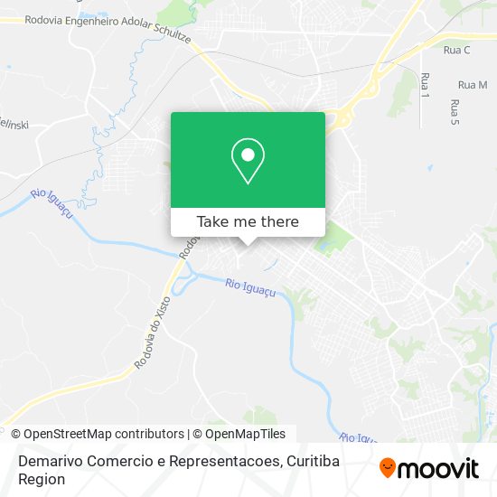 Demarivo Comercio e Representacoes map