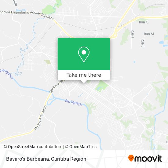 Bávaro's Barbearia map