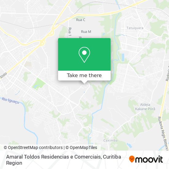 Amaral Toldos Residencias e Comerciais map