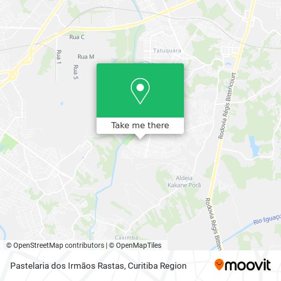 Pastelaria dos Irmãos Rastas map