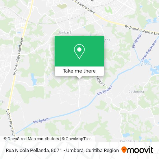 Rua Nicola Pellanda, 8071 - Umbará map