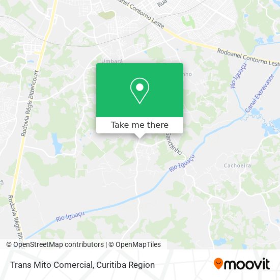 Trans Mito Comercial map