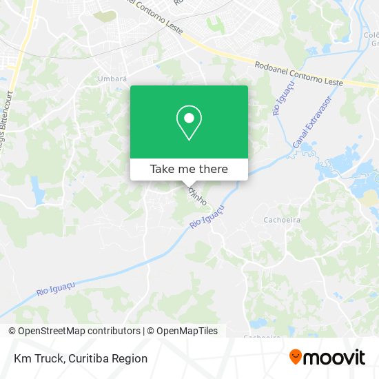 Km Truck map