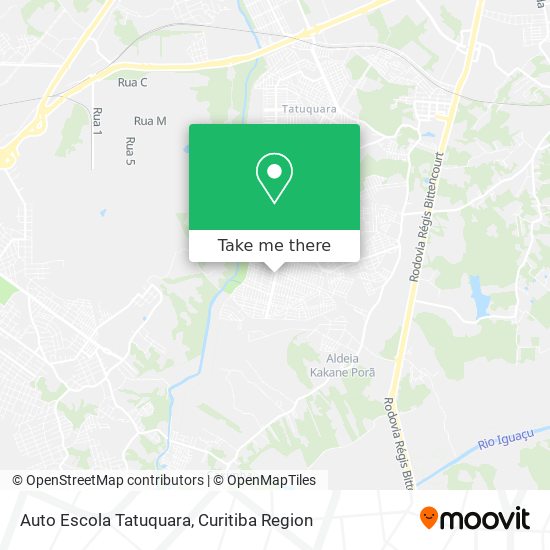 Auto Escola Tatuquara map