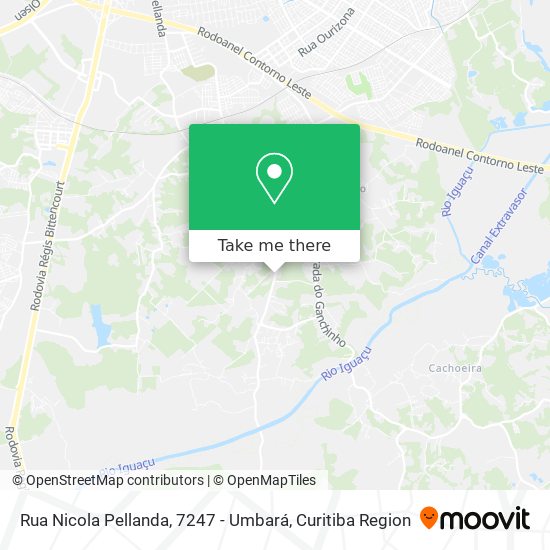 Rua Nicola Pellanda, 7247 - Umbará map