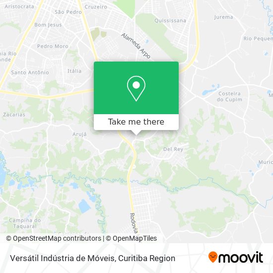 Versátil Indústria de Móveis map