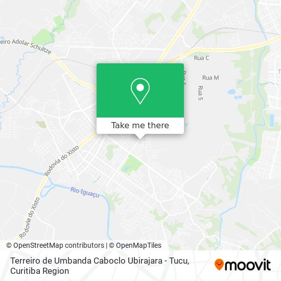 Terreiro de Umbanda Caboclo Ubirajara - Tucu map
