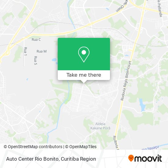 Auto Center Rio Bonito map