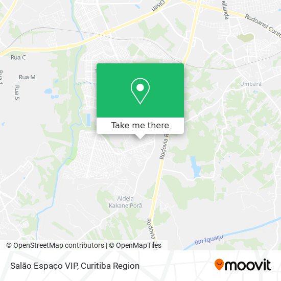 Salão Espaço VIP map