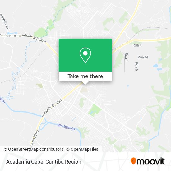 Mapa Academia Cepe