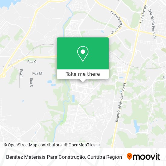 Benitez Materiais Para Construção map