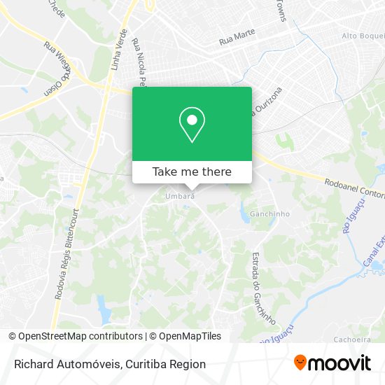 Richard Automóveis map