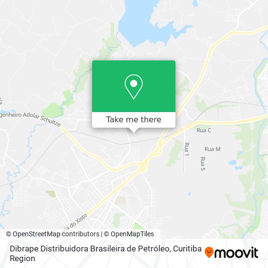 Dibrape Distribuidora Brasileira de Petróleo map