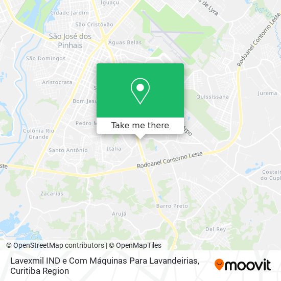 Lavexmil IND e Com Máquinas Para Lavandeirias map