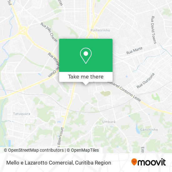 Mello e Lazarotto Comercial map