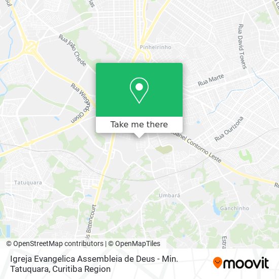 Igreja Evangelica Assembleia de Deus - Min. Tatuquara map