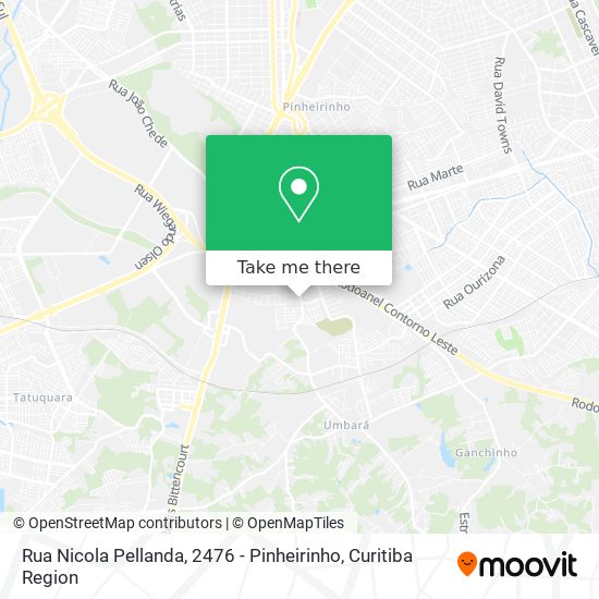 Rua Nicola Pellanda, 2476 - Pinheirinho map