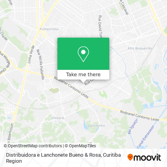 Distribuidora e Lanchonete Bueno & Rosa map