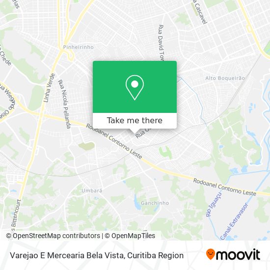 Varejao E Mercearia Bela Vista map