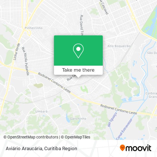 Aviário Araucária map