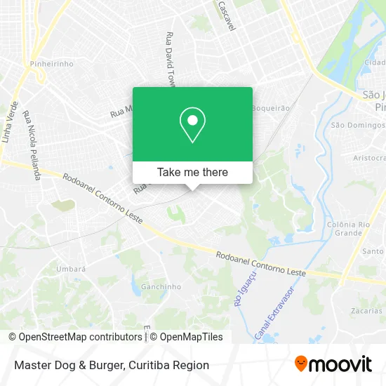 Master Dog & Burger map