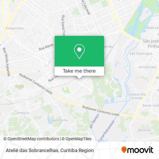 Ateliê das Sobrancelhas map
