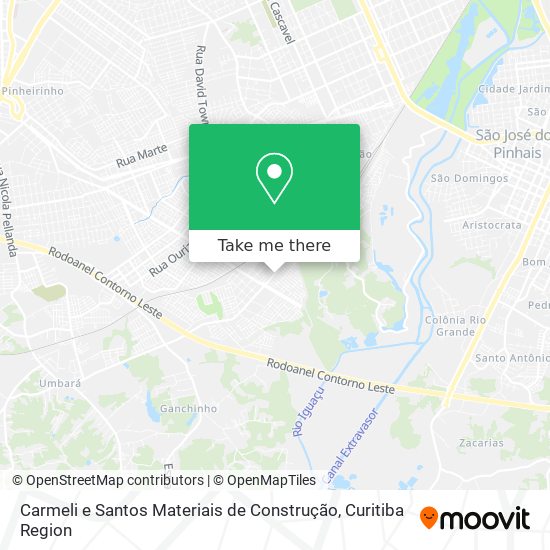 Carmeli e Santos Materiais de Construção map