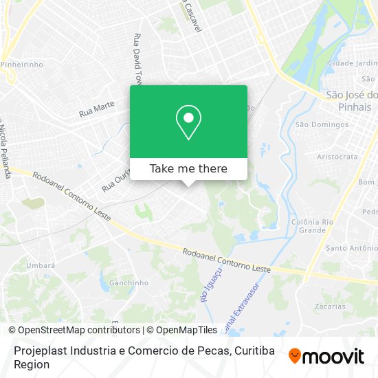 Projeplast Industria e Comercio de Pecas map