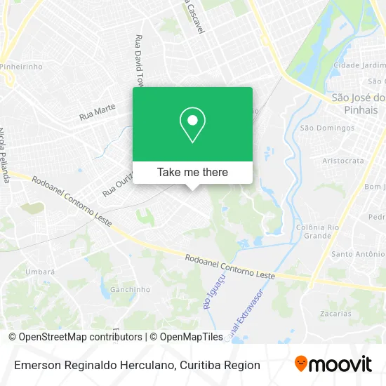 Emerson Reginaldo Herculano map