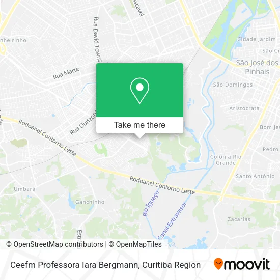 Ceefm Professora Iara Bergmann map