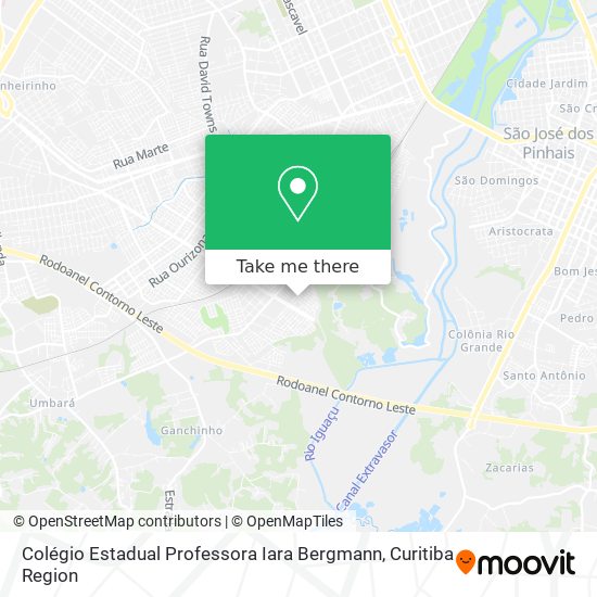 Colégio Estadual Professora Iara Bergmann map