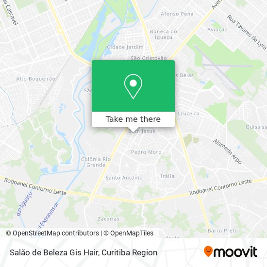 Salão de Beleza Gis Hair map