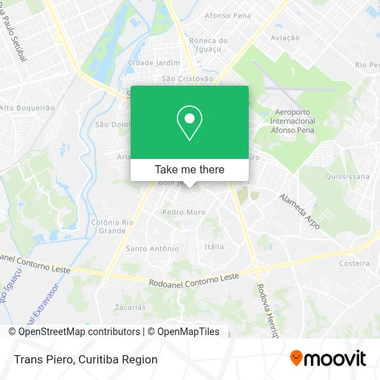 Trans Piero map
