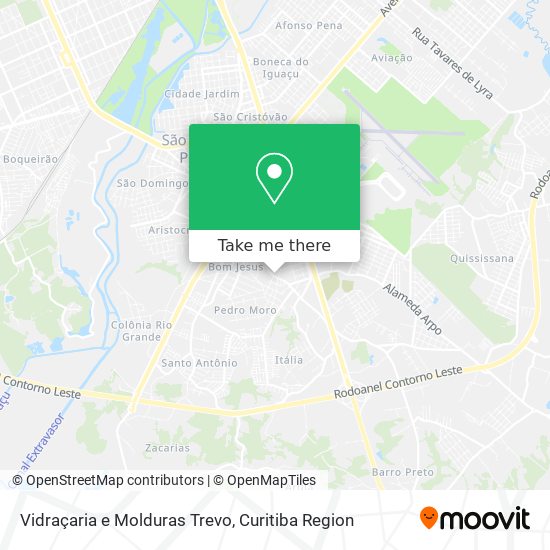 Vidraçaria e Molduras Trevo map